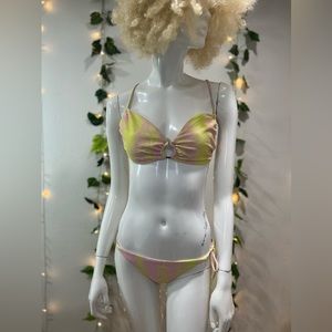 NEVER WORN  Snakeskin Victoria Secret Bikini Set